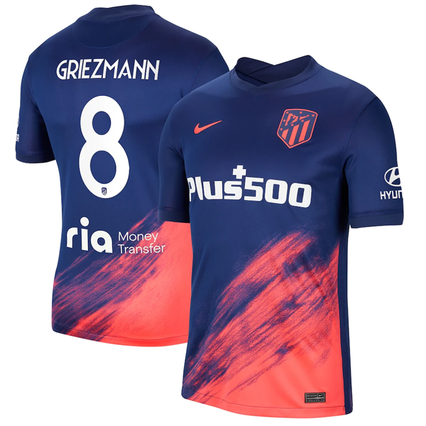 Camiseta Atletico Madrid Griezmann 8 2ª 2021/22